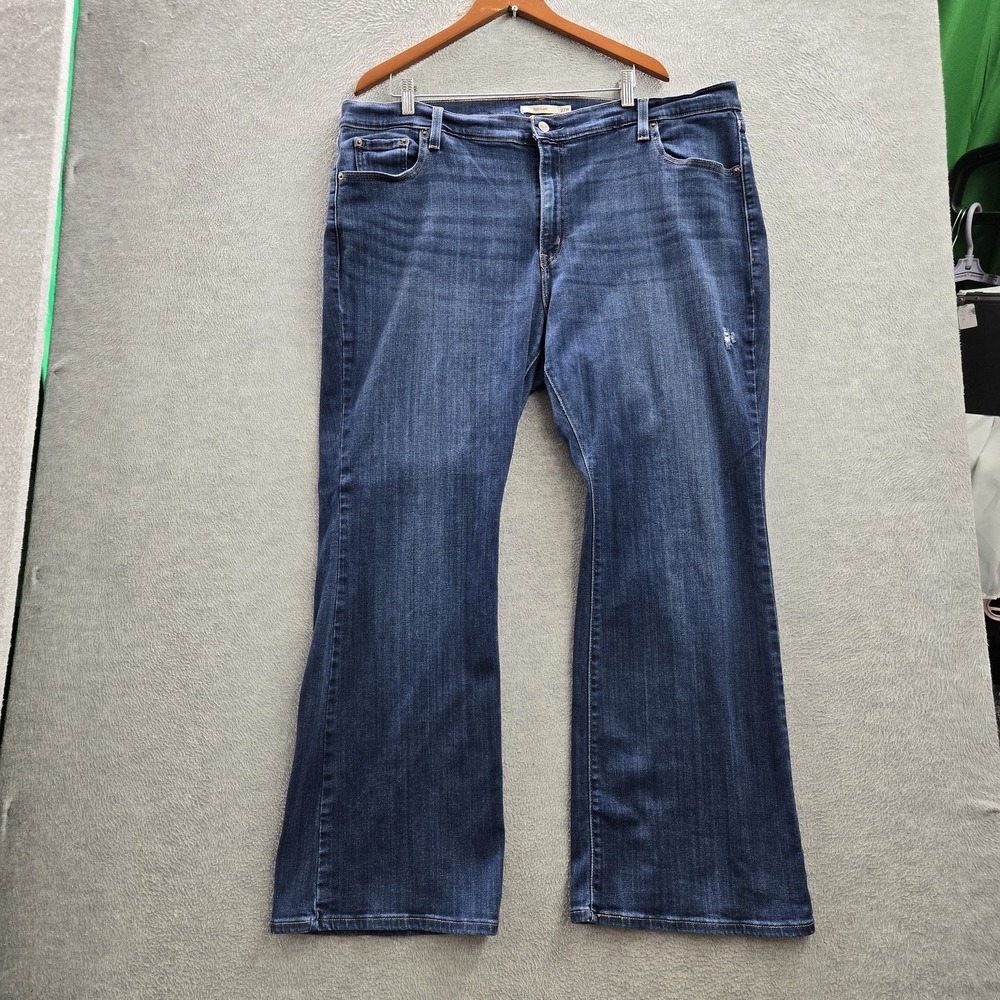 Levi's 726‎ Women Jeans 22W Blue Denim Flared 29" Inseam
